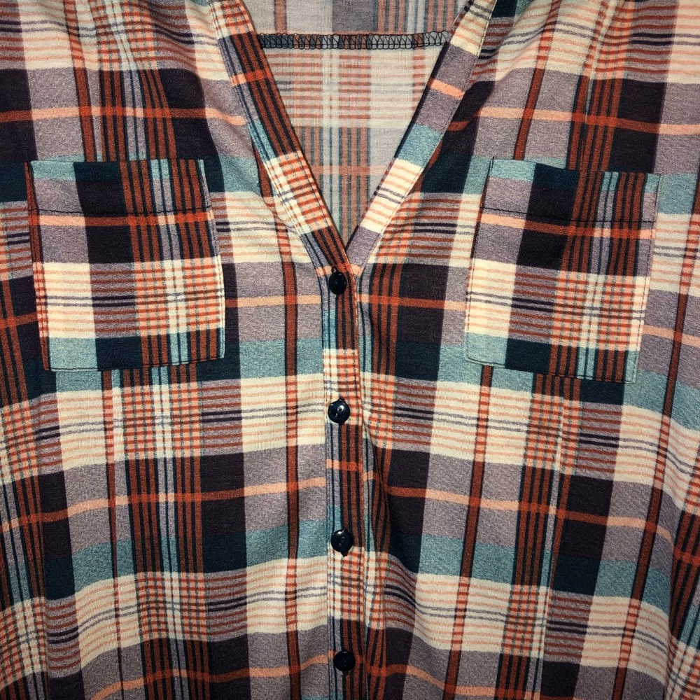 Fall plaid dress
